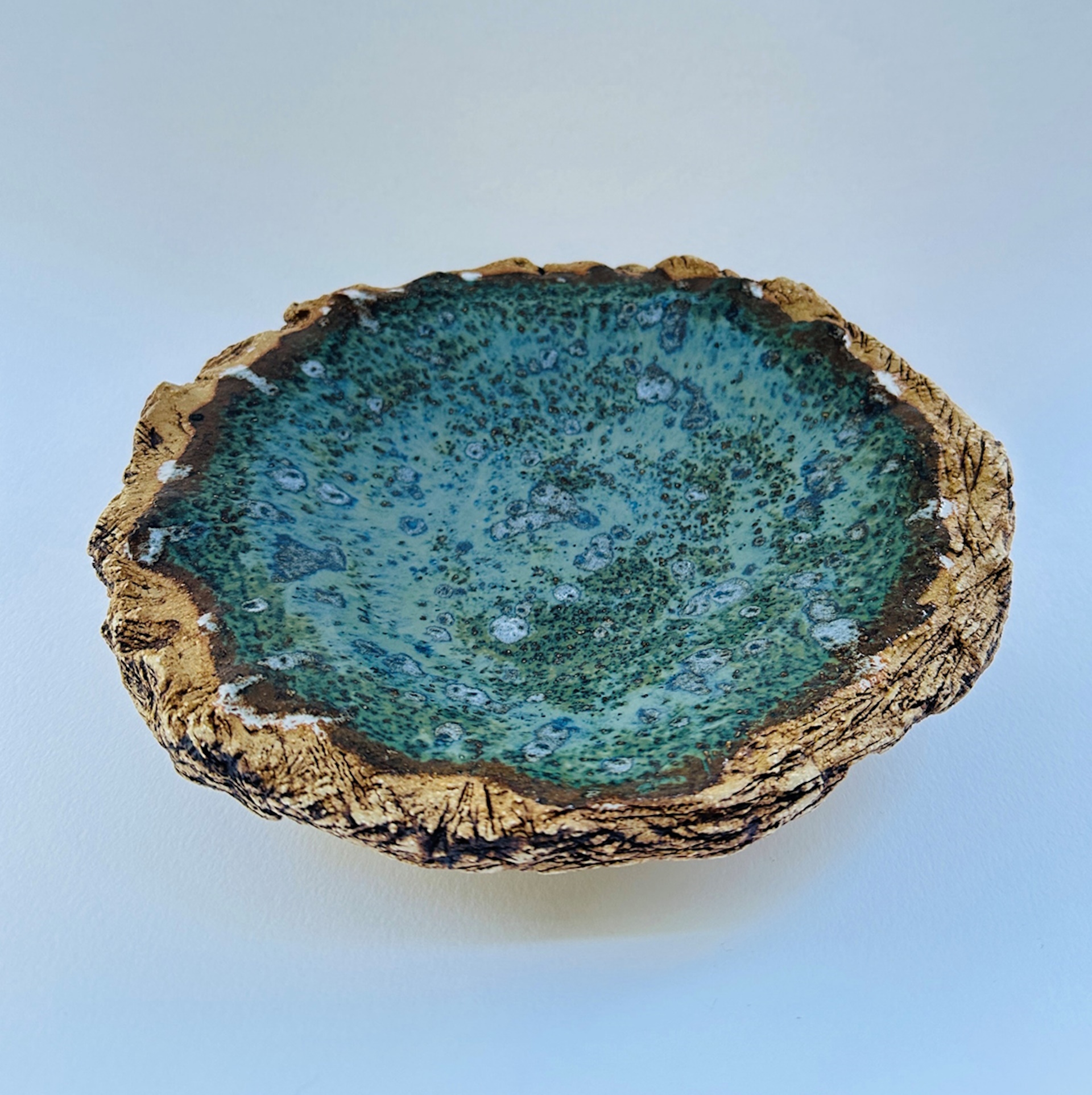 IBC 26cm turquoise birdnest dish IBC 26cm turquoise birdnest dish